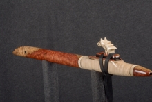 Dream Amboyna Burl Native American Flute, Minor, Mid A-4, #S4B (2)